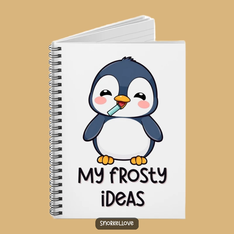 Funny Penguin Drinking Notebook - Delightful Snorkel Journal